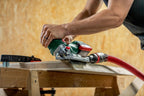 metabo Akku-Stichsäge STA 18 LTX 150 BL - 18 V, 150 mm Schnitttiefe Holz, 4 Pendelhubstufen - Brushless-Motor, LED-Licht, werkzeugloser Sägeblattwechsel, Staubabsaugung, Schutzplatte - Inkl. metaBOX