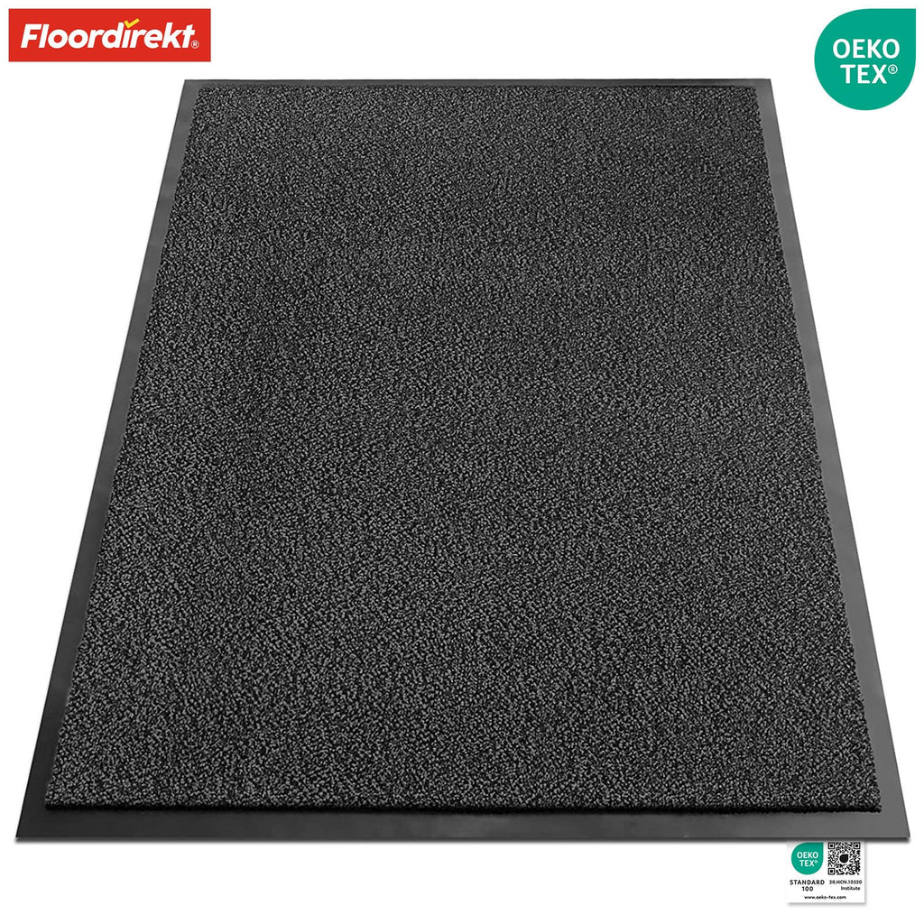 etm® Schmutzfangmatte - Note 1,6: Sieger Preis-Leistung - Fußmatte in vielen Größen - Türmatte Fußabstreifer für Haustür innen und außen (Anthrazit-Schwarz, 200x600 cm)