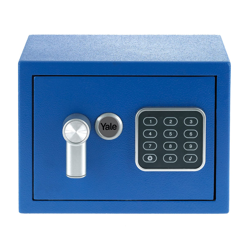 Yale Elektronischer Tresor - YSV/170/DB2/B - Mini - Blau - Standardsicherheit