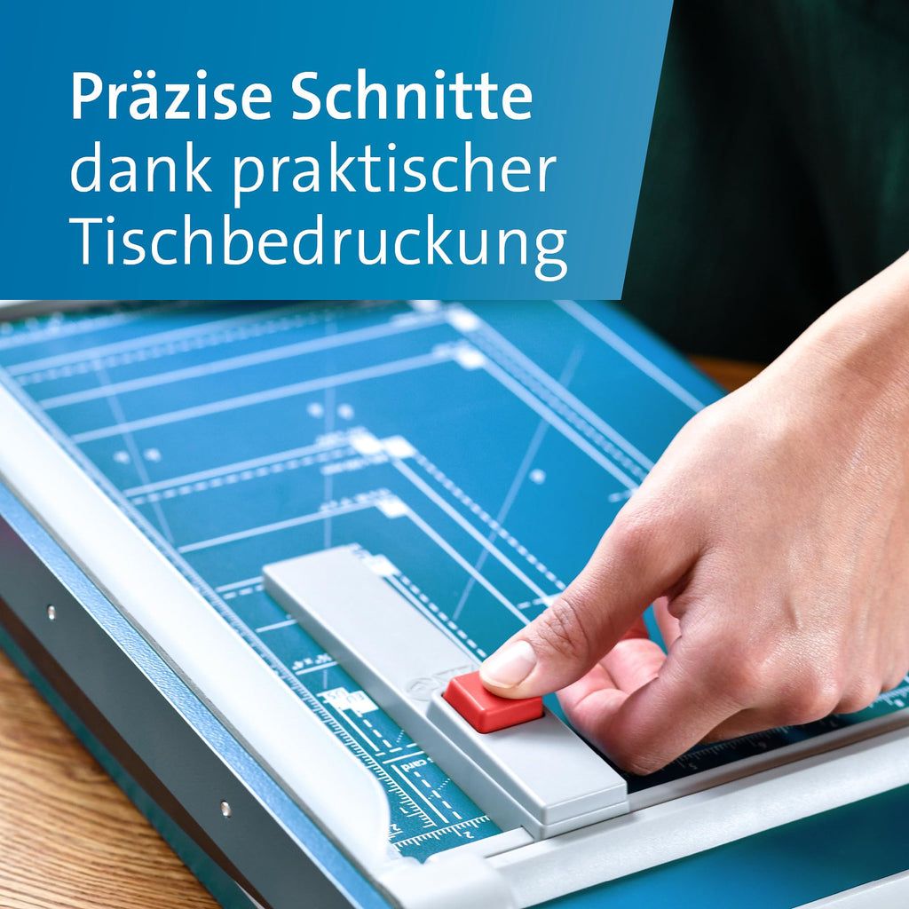 Dahle 533 Schneidemaschine (Bis DIN A4, 15 Blatt Schneidleistung) blau