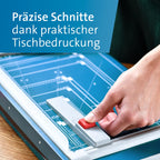 Dahle 533 Schneidemaschine (Bis DIN A4, 15 Blatt Schneidleistung) blau