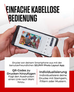 Canon SELPHY CP1500 Kompakter Fotodrucker – Drahtloses Drucken, Langlebige Fotos, USB-C & SD-Kartenanschluss – Perfekt für Scrapbooks und Fotoalben (Schwarz)