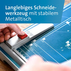 Dahle 533 Schneidemaschine (Bis DIN A4, 15 Blatt Schneidleistung) blau