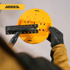 Mirka DecoSander staubfreier Stabschleifer für glattes Wand- & Deckenfinish, Trockenbau, Detailarbeiten / 80x230mm & Ø 225mm Schleifteller/Klett