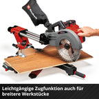Einhell Akku-Zug-Kapp-Gehrungssäge TE-SM 36/10 L Li-Solo Power X-Change (36 V, max. 85 mm x 340 mm Schnitttiefe/-breite, Ø 254 mm Sägeblatt, neigbarer Sägekopf, ohne Akku)