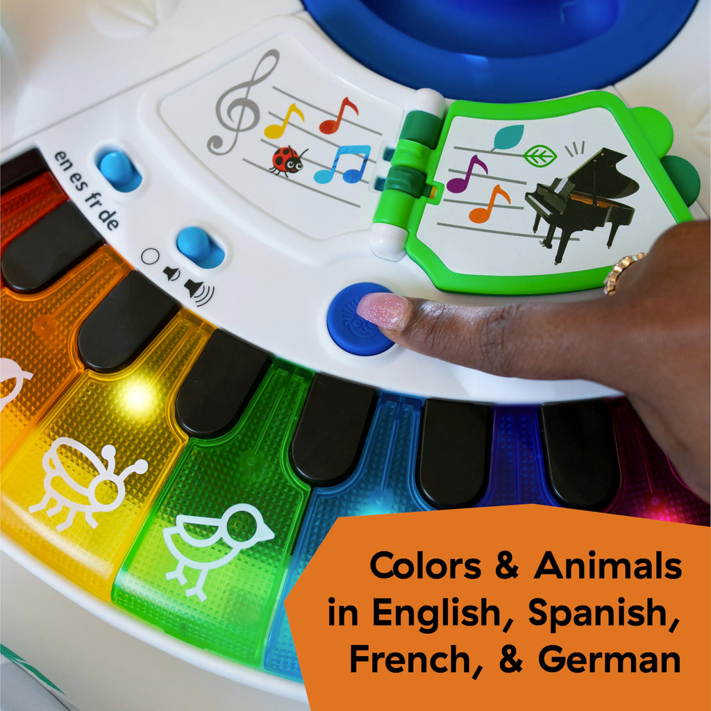 Baby Einstein, Around We Grow 4-in-1 Spieltisch & Lauflernhilfe mit Lichtern & Musik, Lauflernwagen mit Spielstation,15 Aktivität Spielzeug, 360° drehender Sitz, höhenverstellbar, Kinder ab 6 Monaten