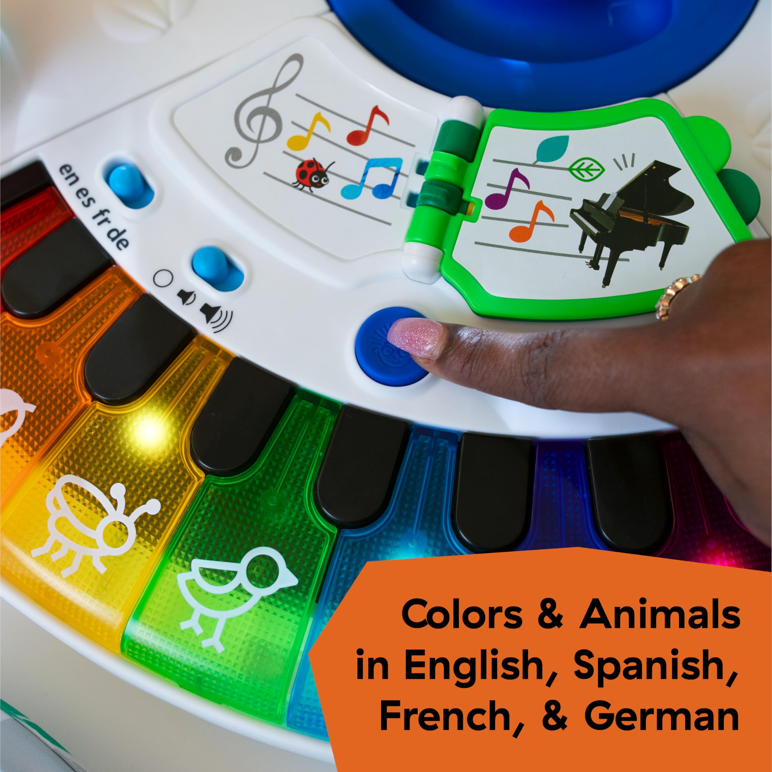 Baby Einstein, Around We Grow 4-in-1 Spieltisch & Lauflernhilfe mit Lichtern & Musik, Lauflernwagen mit Spielstation,15 Aktivität Spielzeug, 360° drehender Sitz, höhenverstellbar, Kinder ab 6 Monaten