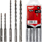 Milwaukee Hammerbohrer SDS-Plus L= 110/160mm, Typ 2, Kassette 5-tlg.