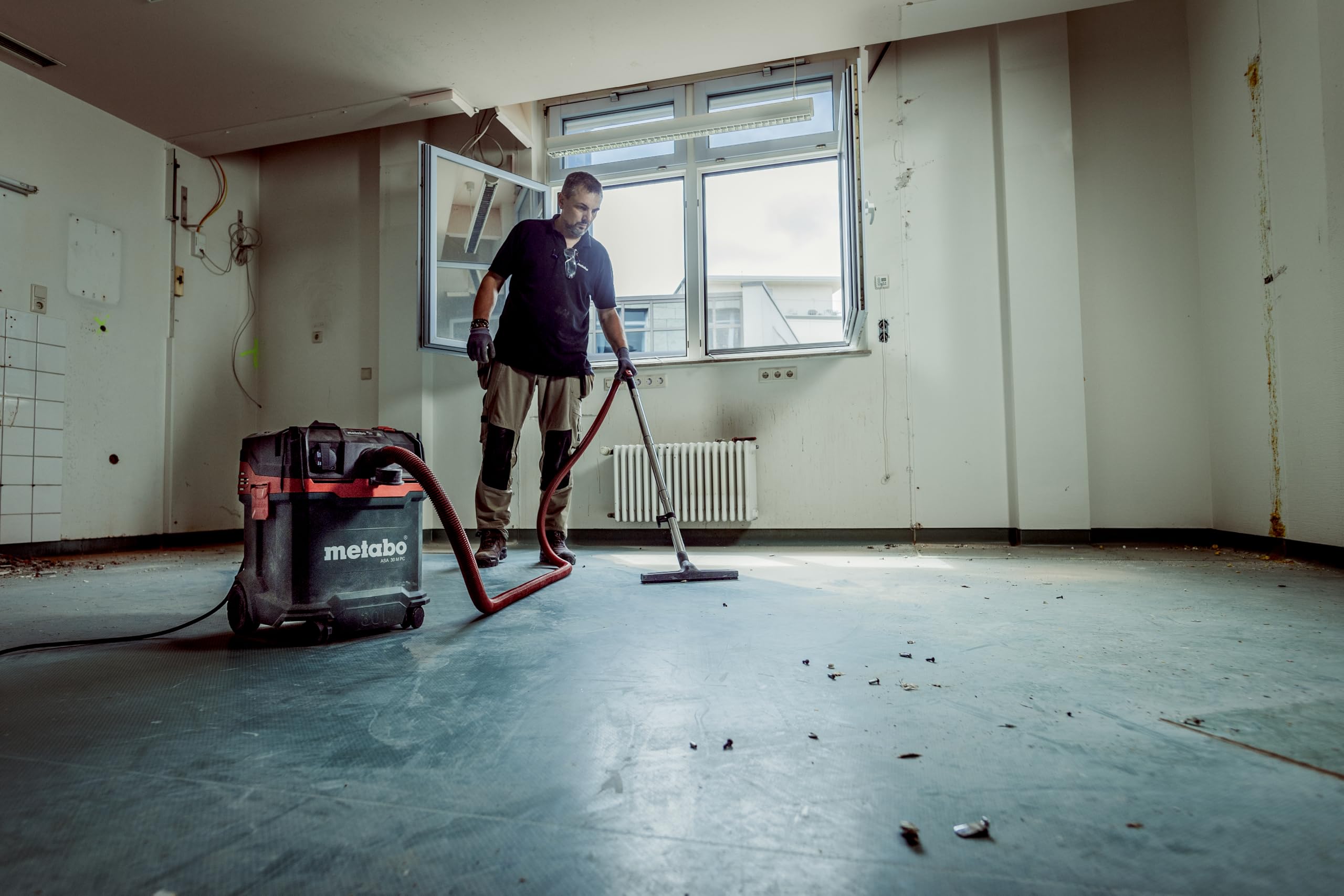 metabo ASA 30 M PC Allessauger – 602087000 – Nass-/Trockensauger mit integrierter Filterabreinigung – 8 m Kabellänge