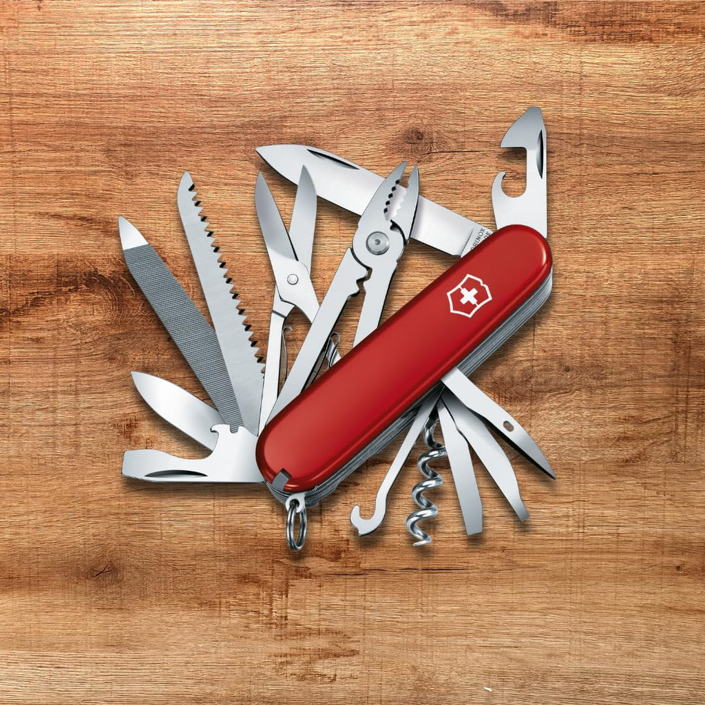 Victorinox Schweizer Taschenmesser Handyman, Swiss Army Knife, Multitool, 24 Funktionen, Klinge, Korkenzieher, Dosenöffner