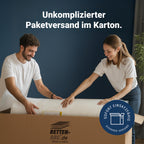 Betten-ABC - Junior Duo - Wendematratze für Babys & Kleinkinder - 70x140 cm - mit Rundum-Trittkante & 2 Seiten - Oeko-TEX-Zertifiziert - Abnehmbarer & waschbarer Aloe Vera-Bezug - Lieferung per Paket