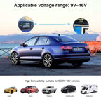 PARKVISION Rückfahrkamera Auto Flexible Einbaulage erlaubt Rückfahrkamera Nachrüsten mit invertiertem Bild vertikally und Parklinie optional