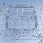 Meaco Armin 680 ml Luftbefeuchter Verdunstungsbefeuchter für Zimmer mit zu 89 m2, großer 4,7 L Tank, für weiches und hartes Wasser geeignet, reine ideal befeuchtete Luft, keine weißen Rückstände