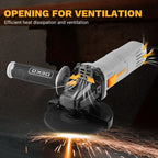 Winkelschleifer 125 mit Drehzahlregelung: DEKOPRO 125mm 800W Corded Electric Trennschleifer für Schneiden,Polieren und Schleifen