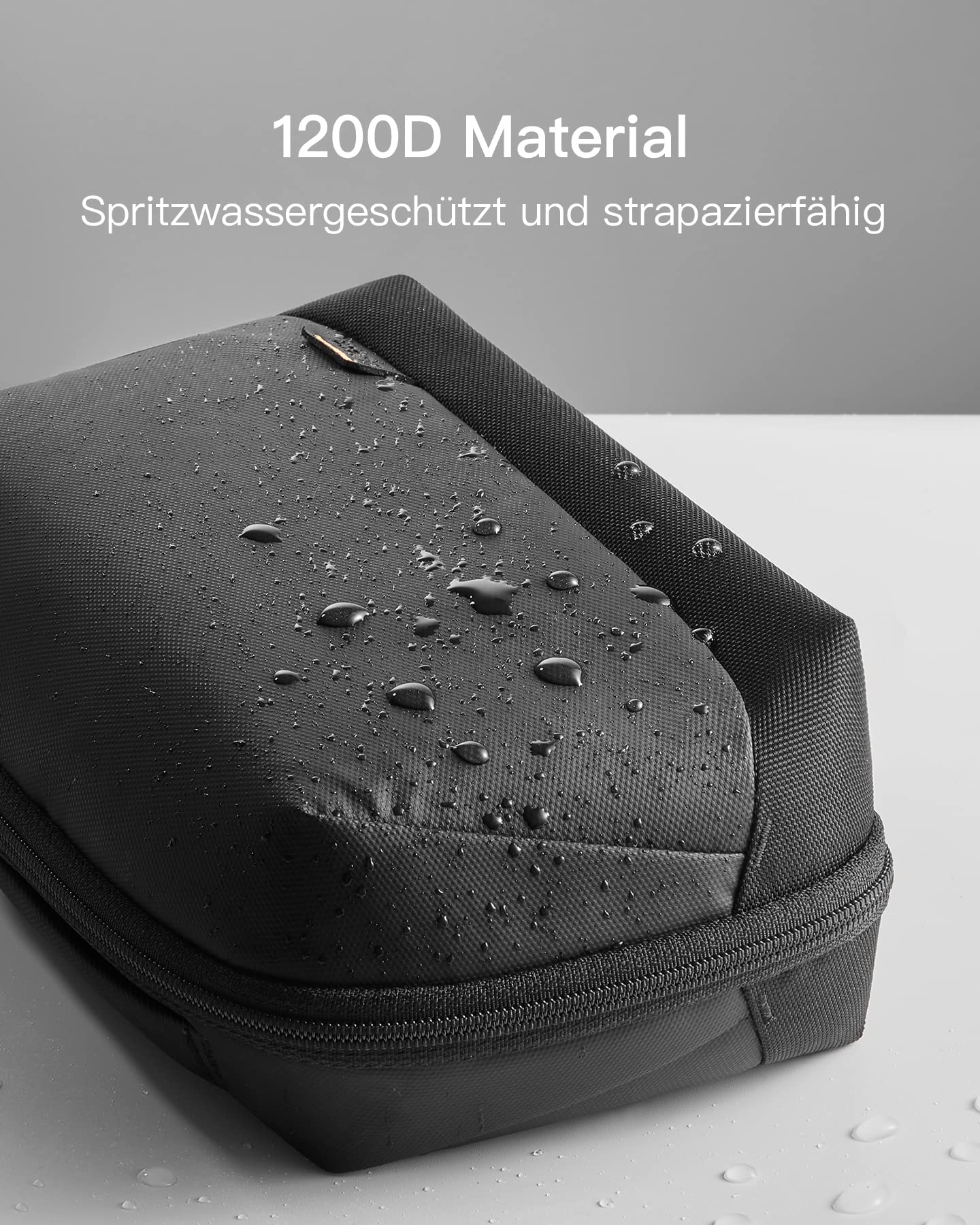 Inateck Elektronik Case, Spritzwassergeschützte Zubehörtasche, USB Kabel Gadget Organizer Tasche, Reisefreundlich