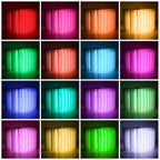 BONNYCO Buchlampe Holz mit Farbwechsel 16 Farben und Timer. LED Buchlampe Geschenk für Frauen und Männer zum Geburtstag Weihnachten. Kleine Lampe Deko Wohnzimmer Schlafzimmer Zimmer, Buch Lampe