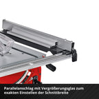 Einhell Akku-Tischkreissäge TE-TS 36/210 Li-Solo Power X-Change (36 V, 70 mm Schnitthöhe, Ø 210 mm Sägeblatt, Tischverbreiterung, Winkelanschlag, Parallelanschlag, ohne Akku)