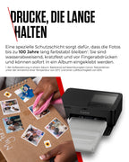 Canon SELPHY CP1500 Kompakter Fotodrucker – Drahtloses Drucken, Langlebige Fotos, USB-C & SD-Kartenanschluss – Perfekt für Scrapbooks und Fotoalben (Schwarz)