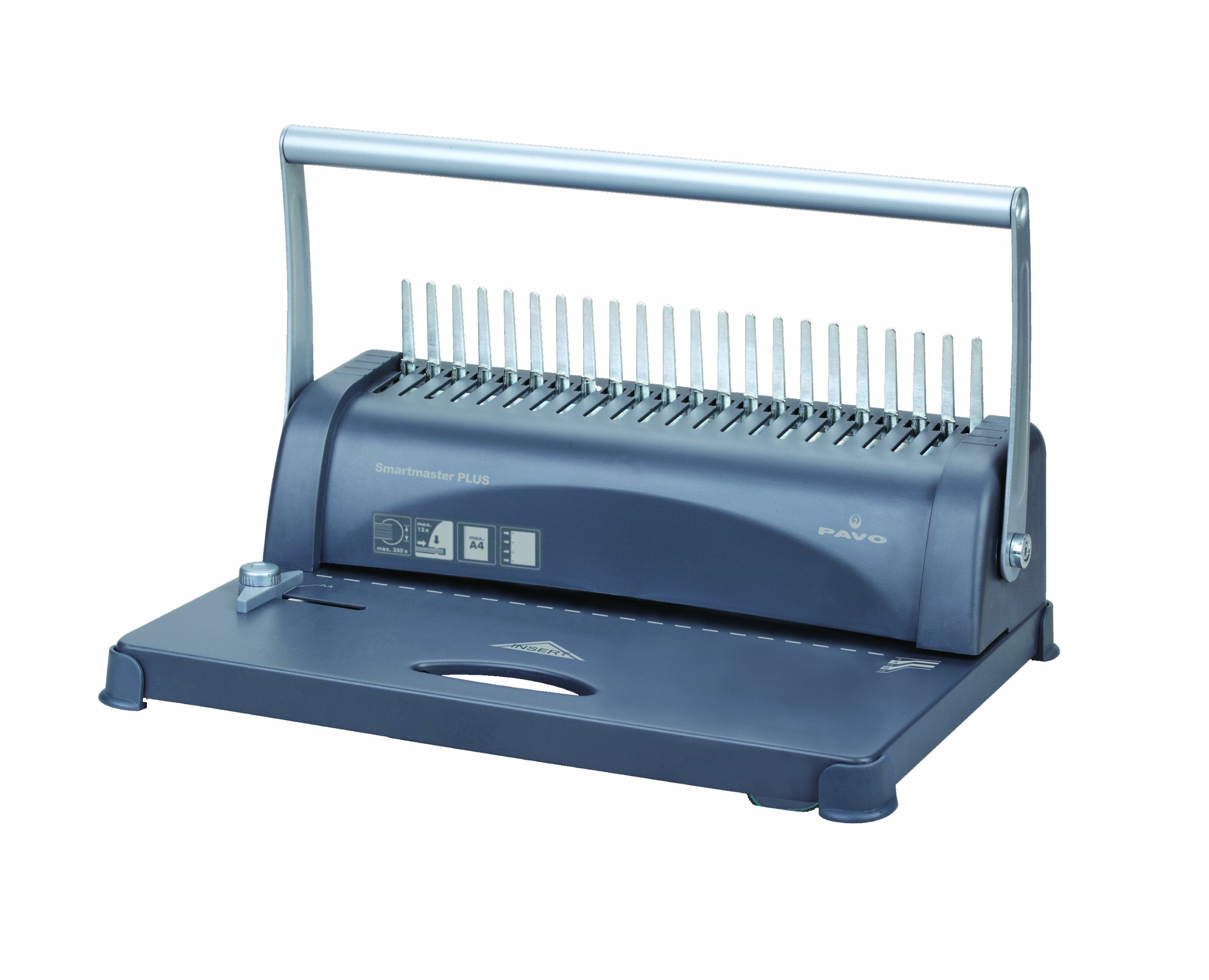 Pavo - Bindemaschine für Plastikbindung, 350 Blatt, Smartmaster Plus
