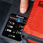 Original Einhell Ladegerät Power X-Boostcharger 8 A Power X-Change (Li-Ion, für alle PXC-Akkus verwendbar, Boost-Modus zum schnelleren Laden, 7-fache LED-Statusanzeige)