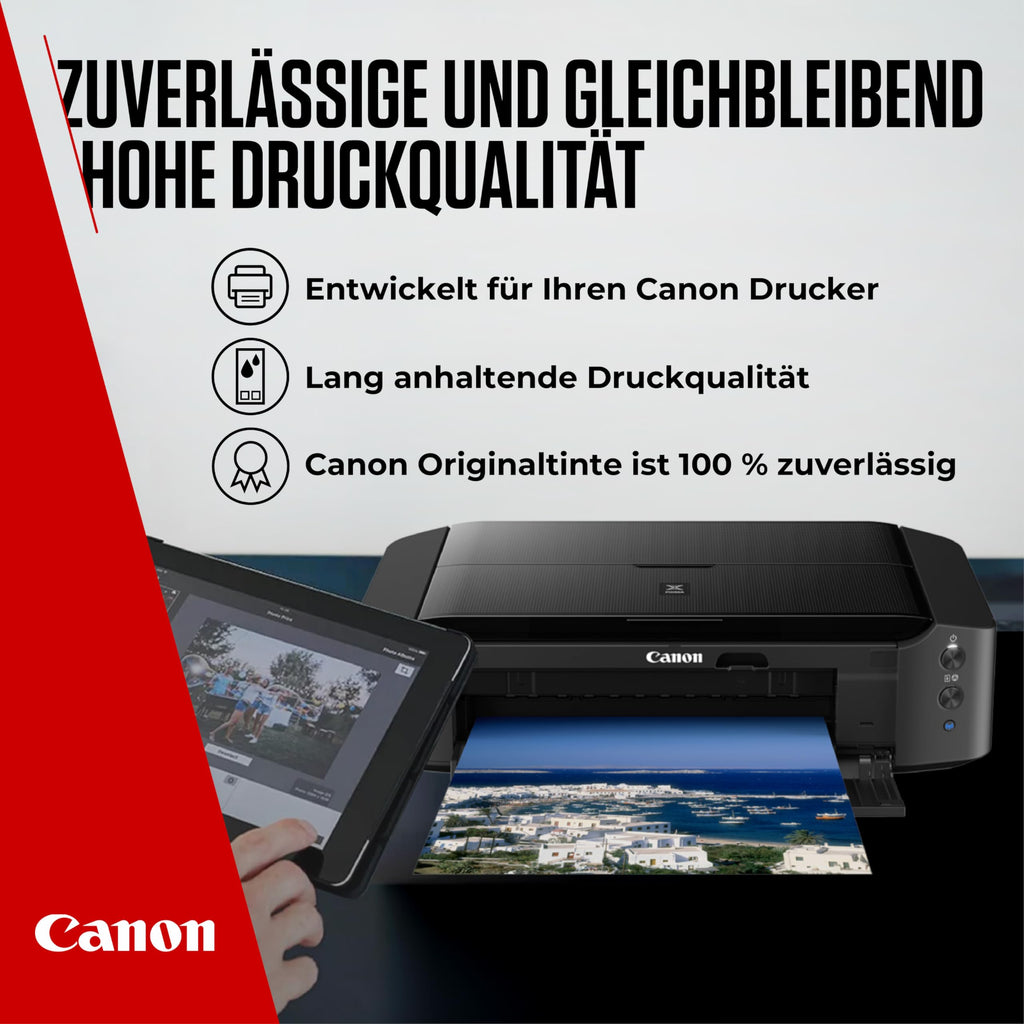 Canon Tinte & Papier Multipack - PG-540/CL-541 Original Drucker Tintenpatronen 2er-Pack (1 x Schwarz, 1 x Farbe druckerpatronen) & 4x6 Fotopapier (50 x Blatt) Für PIXMA TS5150, TS5151, MG3650s, MG4250