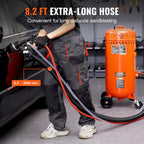 VEVOR 28 Gallonen Vakuum-Sandstrahler, staubfreier Sandstrahler mit eingebautem 1200 W Vakuumsystem zur Staubkontrolle und Strahlmittelrückführung, 60-110 PSI Hochleistungs-Strahlgerät