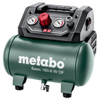 Metabo Kompressor Basic 160-6 W OF – 601501000 – Kompressor mit leistungsstarkem Motor und 6 l Kesselgröße – 1,5 m Kabellänge
