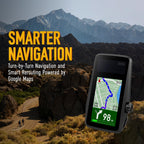 COROS DURA Solar GPS Fahrradcomputer, 120 Stunden GPS-Akkulaufzeit, Solaraufladung, 2,7” MIP Farb-Touchscreen Fahrrad Navi, schnelle Datensynchronisierung, Turn-by-Turn Navigation, Dualfrequenz GPS