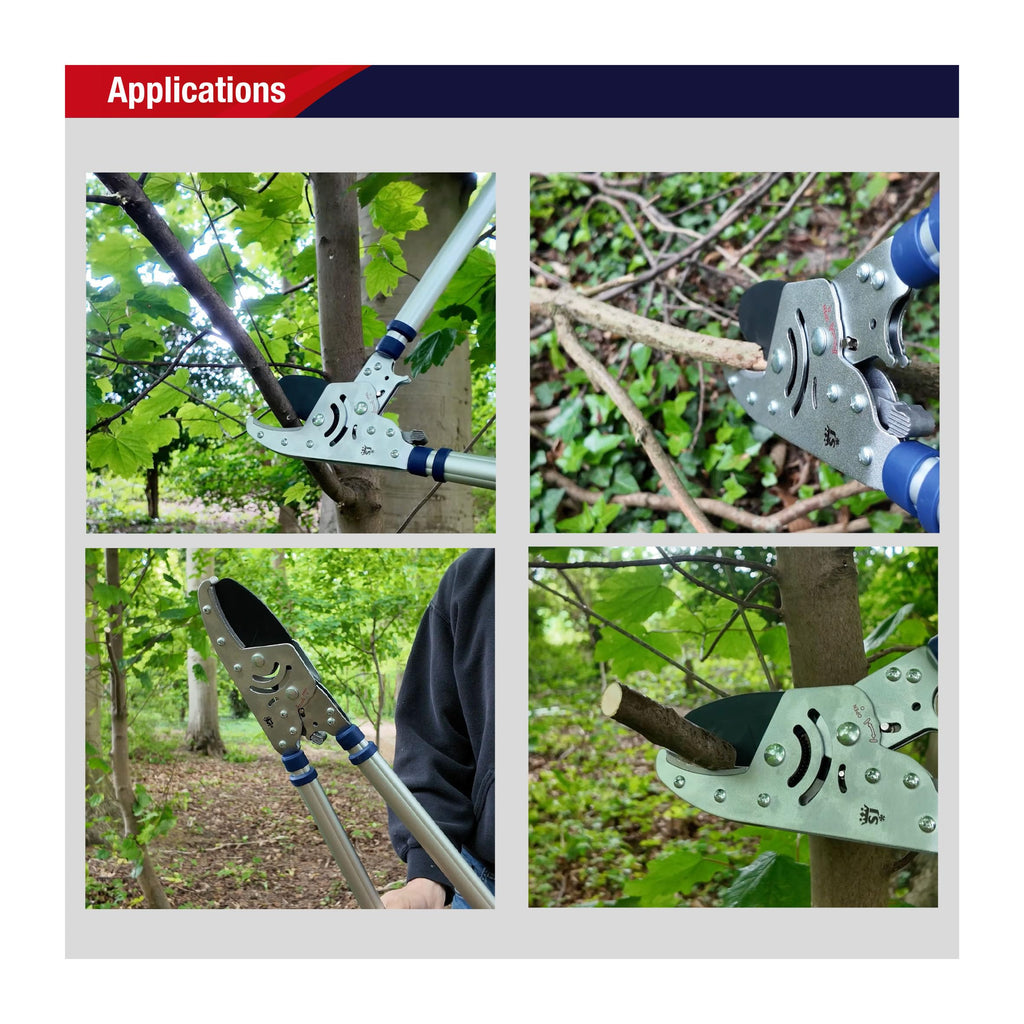 Spear & Jackson 8290RS Razorsharp Advance robuste Teleskop-Ratschen-Amboss-Astschere