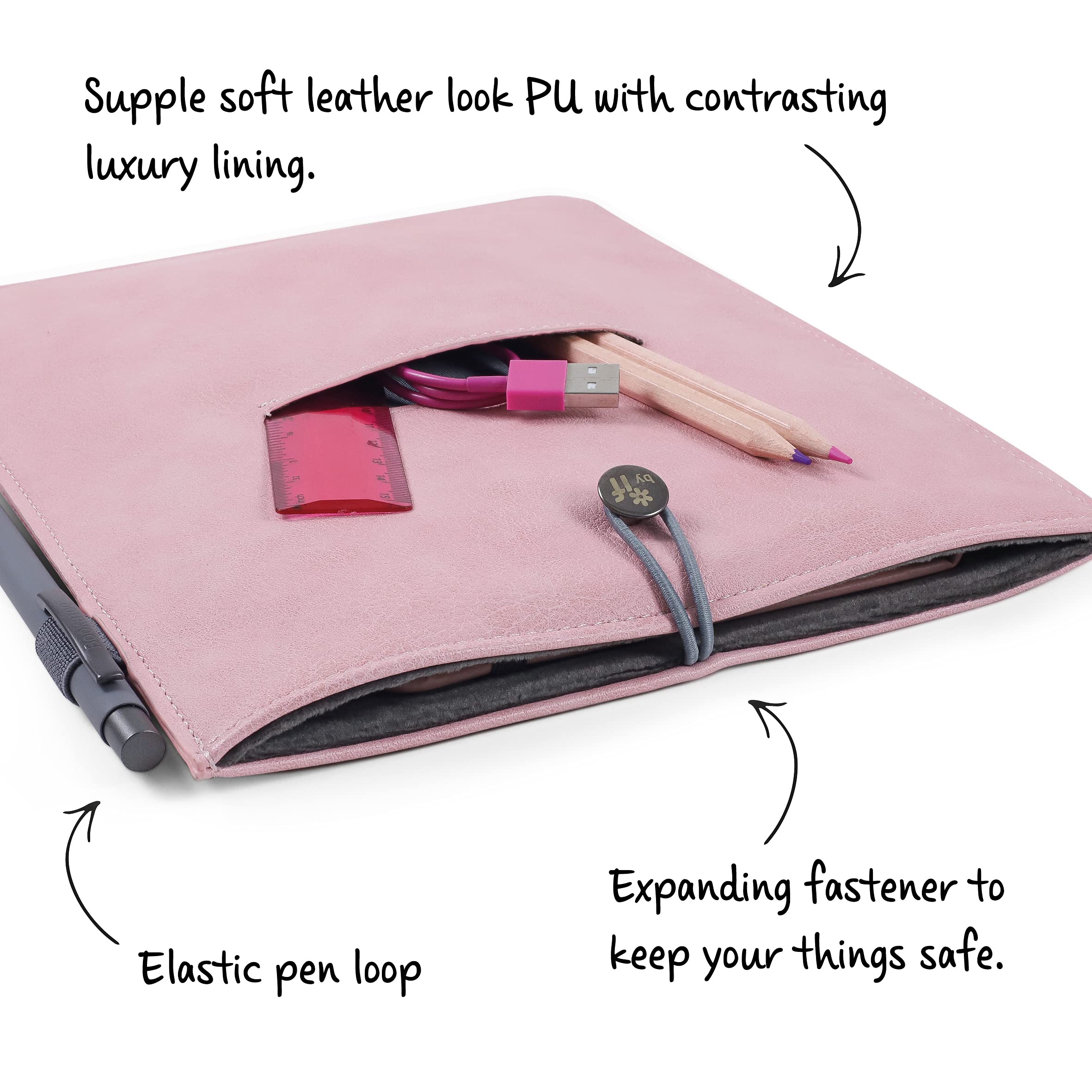 Bookaroo Books & Stuff Pouch Brown