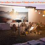 POLESTO Beamer ständer Projektor Halterung, Beamer Halterung Höhenverstellbar von 90-126cm mit 360°Winkelrotation, Platzsparend, Tragkraft bis zu 5kg, Kompatibel mit Beamern, Kameras, Handyhalterungen