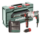 Metabo Multihammer UHEV 2860-2 Quick Set – 600713510 – Multihammer zum Hammerbohren, Bohren in zwei Gängen und Meißeln – 4 m Kabellänge
