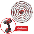 Einhell Professional Akku-Schlagschrauber IMPAXXO 18/450 (1x4,0Ah) Power X-Change (18 V, 450 Nm, Brushless, Außenvierkant-Aufnahme, inkl. 4 Ah Akku, Ladegerät, Nuss-Set)