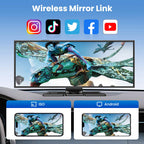 11.5 Zoll Carplay Display Android Auto Display,Car Play IPS Touch Screen Kabelloses Carplay Android Auto Bildschirm mit AUX/FM,4K DashCam,1080P Rückfahrkamera,Mirror Link,Bluetooth für alle Fahrzeuge