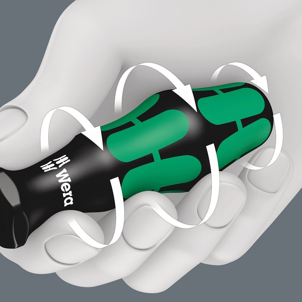 Wera 335/350/355/6 Schraubendrehersatz Kraftform Plus Lasertip + Rack, 6-teilig, 05105622001