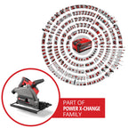 Einhell Professional Akku-Tauchsäge TP-PS 18/165 Li BL - Solo Power X-Change (18 V, Ø 165 mm Sägeblatt, Brushless, 56 mm Schnitttiefe, werkzeuglose Einstellung, ohne Akku)