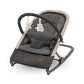 Maxi-Cosi KORI 2-in-1 Ergonomischer Babywippe mit Spielzeugbogen 0-2 Jahre bis 15 kg Neugeborenen Hüpfstuhl 3 Liegepositionen Easy-In Harness Leicht & Kompakt Neugeborenes Kissen Beyond Graphite