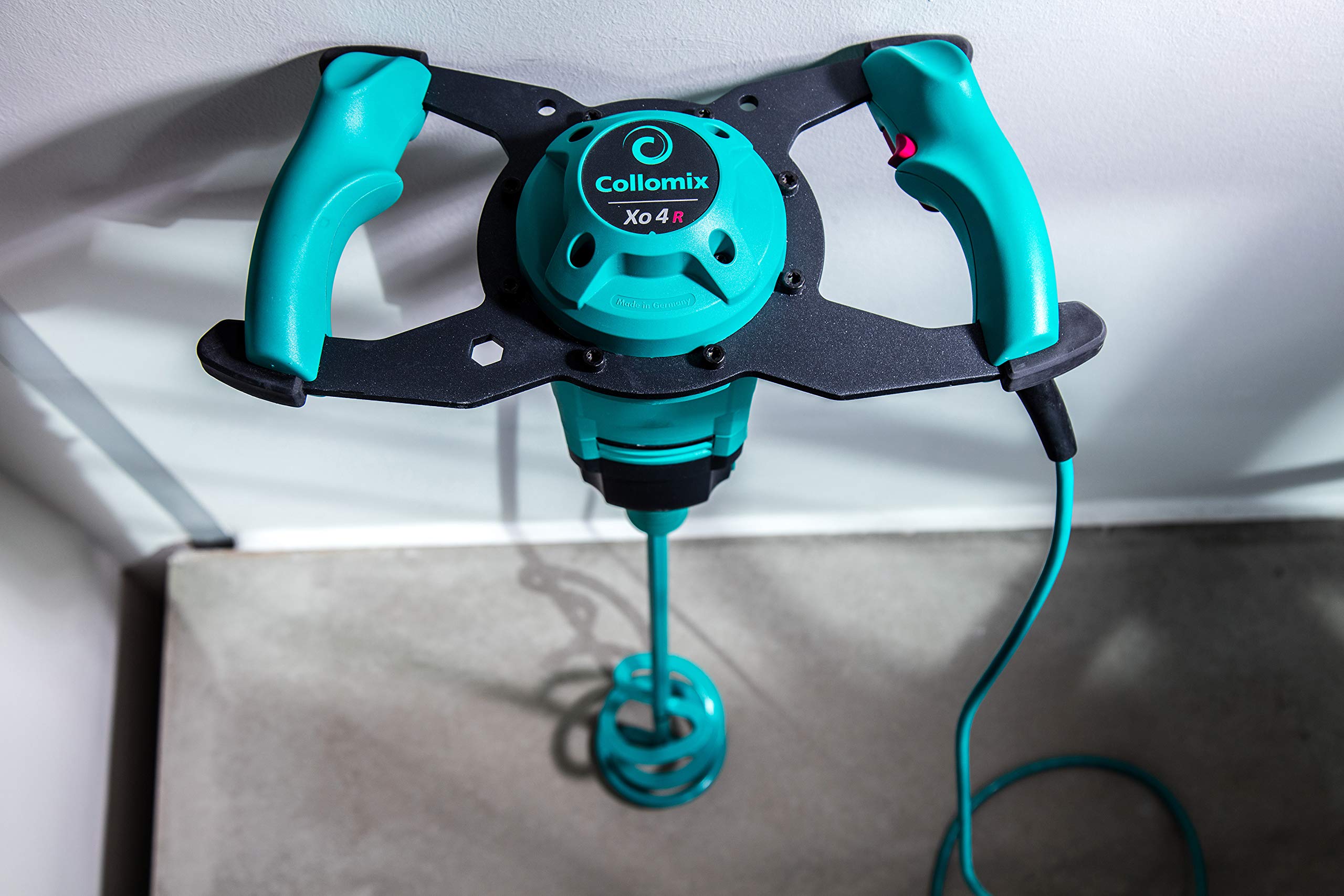 Collomix-Handrührwerk Xo4R HF+WK140 HF, 1500W, 6,2kg, Hexafix Anschluss, Rührer 140cm