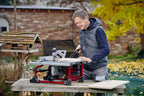 Einhell Akku-Tischkreissäge TE-TS 36/210 Li-Solo Power X-Change (36 V, 70 mm Schnitthöhe, Ø 210 mm Sägeblatt, Tischverbreiterung, Winkelanschlag, Parallelanschlag, ohne Akku)