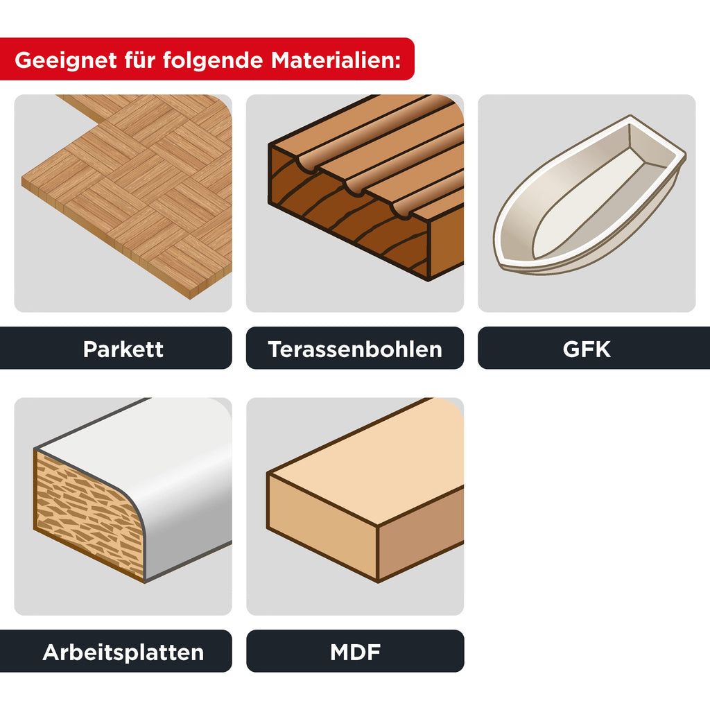 kwb Kreissägeblatt 190 x 30 mm, sehr feiner Schnitt, Sägeblatt geeignet für Arbeitsplatten, Holz und beschichtete Platten
