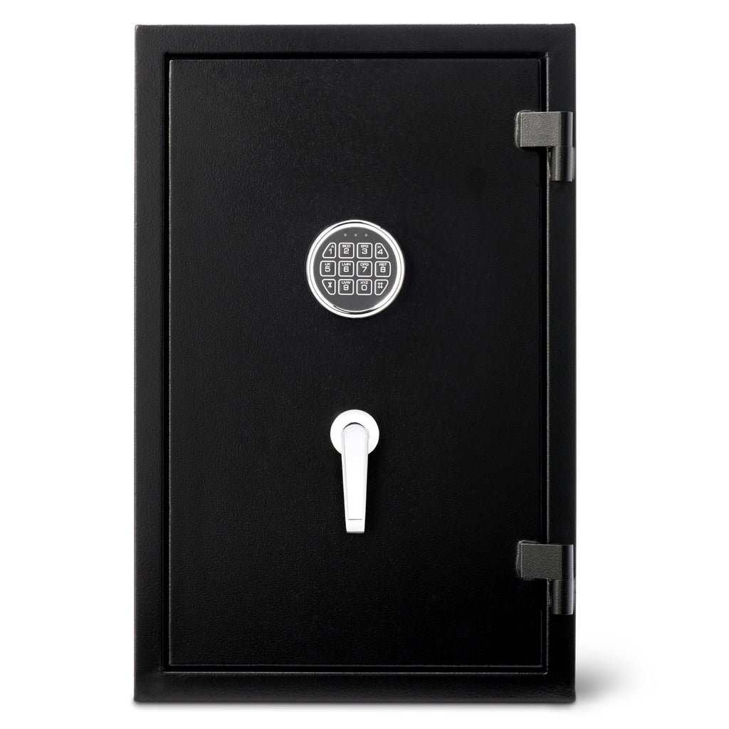 Amazon Basics Safe, feuerfest, mit programmierbarem elektronisch Tastenfeld, 60 l Volumen, schwarz, 43 cm B x 35 cm T x 66 cm H