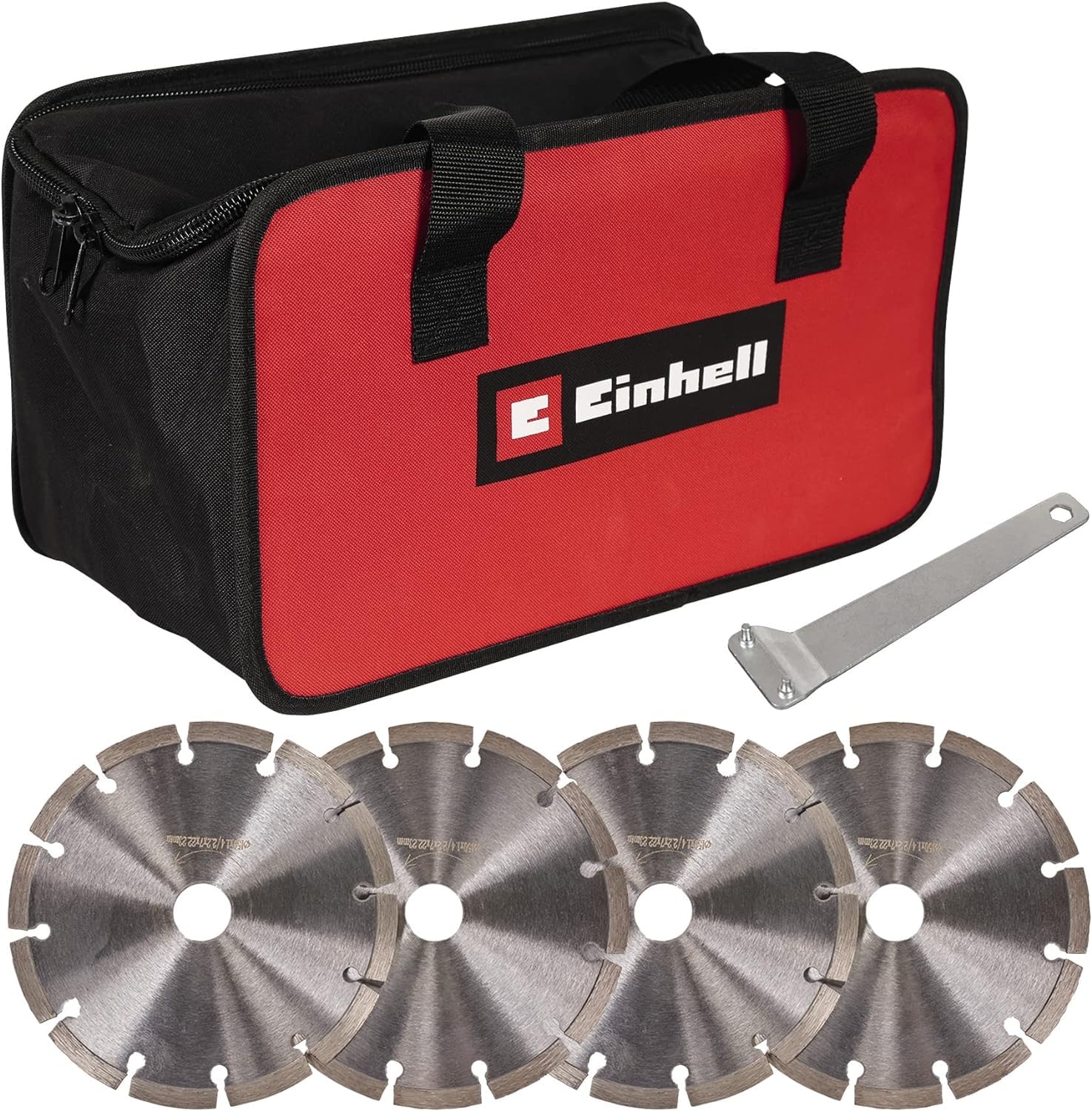 Einhell Mauernutfräse TE-MA 1700 (1.700 W, Schnittbreiteneinstellung bis 38 mm, Schnitttiefe bis 40 mm, Softstart, Überlastschutz, inkl. 4 Diamant-Trennscheiben)