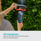 Gardena Akku-Heckenschere ComfortCut 60 18V P4A Ready-to-Use Set: Heckenschneider mit ergonomischem Griff und Anschlagschutz, geringes Gewicht für bessere Handhabung, inkl. 18V P4A Akku (14731-20)