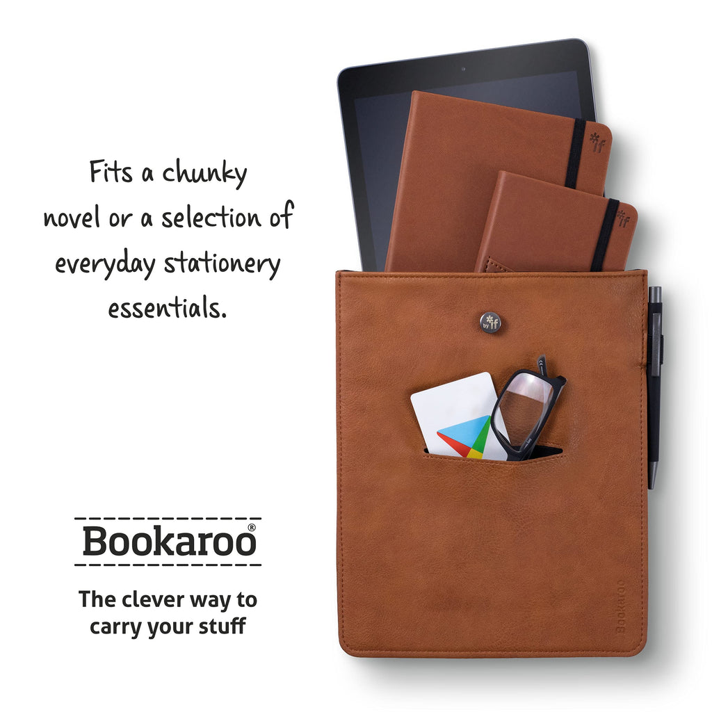 Bookaroo Books & Stuff Pouch Brown