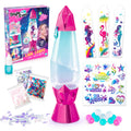 Canal Toys – Style 4 Ever – DIY Lava-Lampe zum Selbermachen – Dekoriere mit Stickern, Perlen & Farbstoff – Farbwechsel-LED & Wirbel-Effekt – Kreatives Deko-Set für Kids ab 6 Jahren – OFG 180