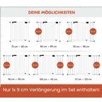 hauck Clear Step 2 + 9 cm Verlängerung, Weiß - Kinderschutzgitter Hundegitter, Verstellbare Breite 84-89 cm, 77 cm Hoch, Flacher Einstieg, Einhand Öffnung, ohne Bohren, für Innen