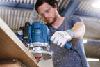Bosch 1x Abrundfräser Expert for Wood (Radius 9.5 mm, Arbeitslänge 18 mm, Professional Zubehör Fräsen)