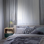 BRILONER – Nachttischlampe, Schreibtischlampe Schwenkbar, Tischlampe GU10 für Home Office mit Kabelschalter, Leselampe, Lindgrün