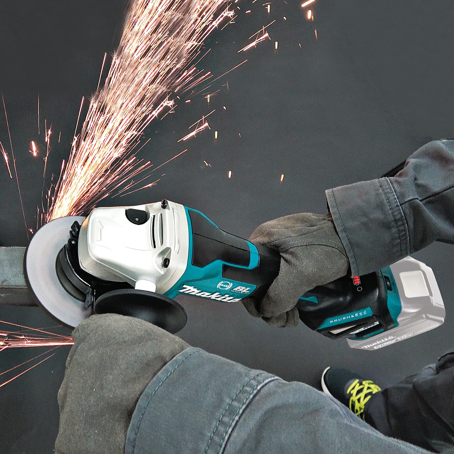 Makita DGA517Z Akku-Winkelschleifer 18 V (ohne Akku, ohne Ladegerät)