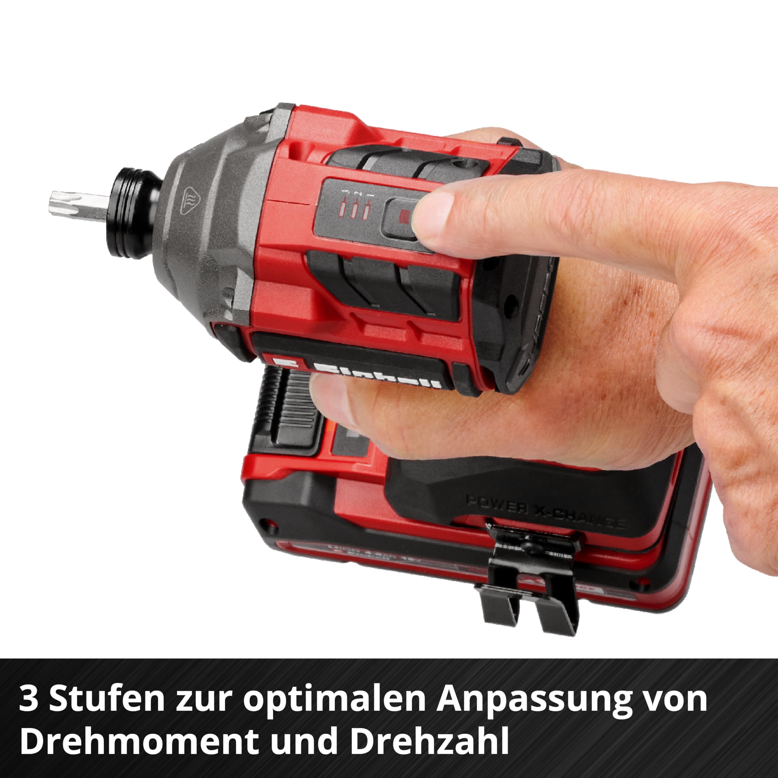 Einhell Professional Akku-Schlagschrauber TP-CI 18/250-C Li BL-Solo Power X-Change (18 V, 250 Nm Drehmoment, Brushless, Innensechskant-Aufnahme, LED-Licht, ohne Akku)